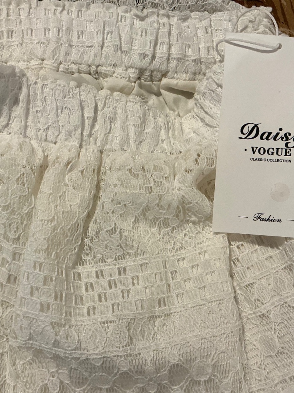 Long White Lace Skirt (Top is Extra!) - Picture 6 of 8